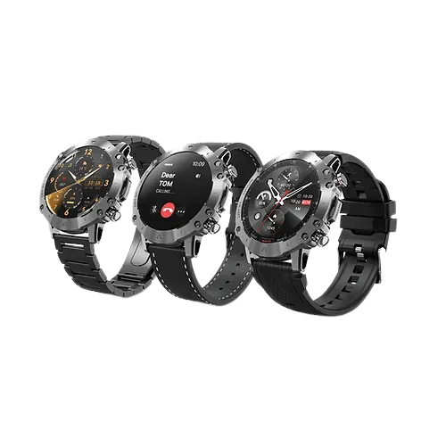 Haino Teko Smart watch With 3 Pair Strap RW35